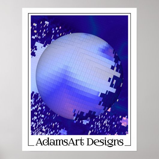 Digitale puin poster (Voorkant)