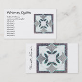 Digitale quilt visitekaartje (Voorkant / Achterkant)