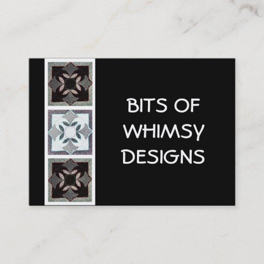 Digitale quilt-Visitekaartjes Visitekaartje (Voorkant)
