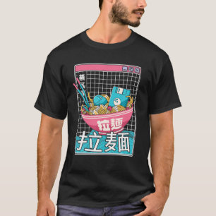 Digitale Ramen Bowl Japan Style Pastel Otaku Anime T-shirt