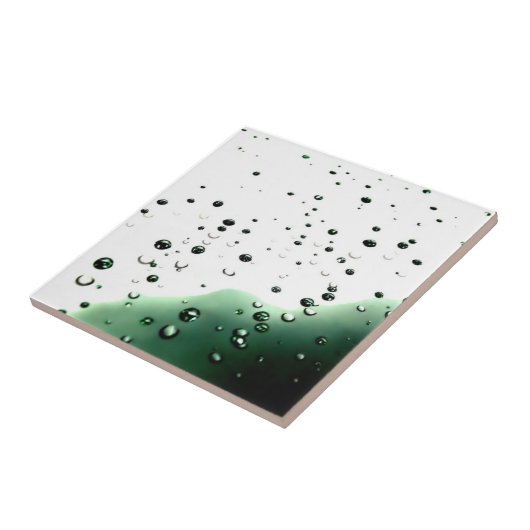 Digitale regendruppels tegeltje (Zijkant)