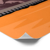 Digitale reisillustratie Bangkok Thailand Poster (Hoek)