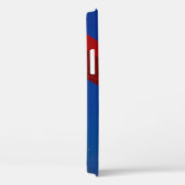 Digitale rode en blauwe achtergrond Case-Mate iPhone case (Achterkant / Rechts)
