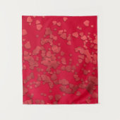 Digitale rode hartsticker wandkleed (Voorkant)