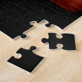 Digitale rode kleur: vage nachts legpuzzel (Zijkant)