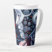 Digitale Romance Latte Mok (Rechterhoek)