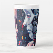 Digitale Romance Latte Mok (Voorkant)