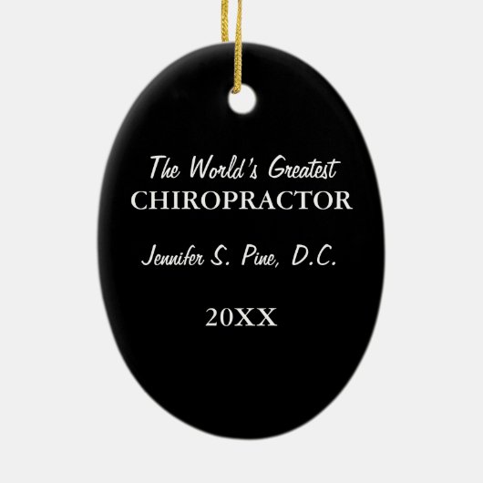 Digitale röntgenkunst (aangepaste achtertekst) keramisch ornament (Achterkant)