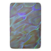 Digitale rots in satijnshade van verbrande blauwe  badmat (Voorkant Verticaal)