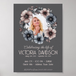 Digitale rouwadvertentie direct downloaden poster