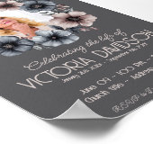 Digitale rouwadvertentie direct downloaden poster (Hoek)