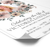 Digitale rouwadvertentie direct downloaden poster (Hoek)