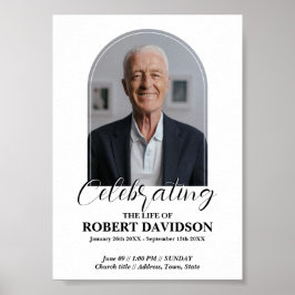 Digitale rouwadvertentie direct downloaden poster