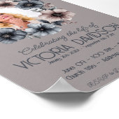 Digitale rouwadvertentie direct downloaden poster (Hoek)