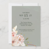 Digitale rustieke leraar pensioen partij Sjabloon Kaart (Achterkant)