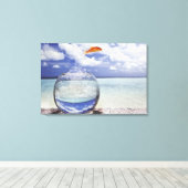 Digitale samenstelling canvas afdruk (Insitu (Houten vloer))