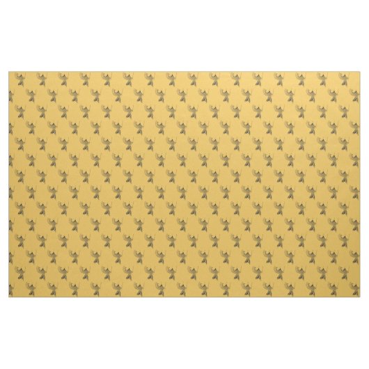 Digitale Samurai-afbeelding - Aangepaste achtergro Stof (Yard (91,4 cm))
