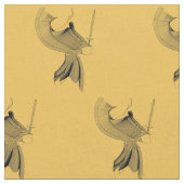 Digitale Samurai-afbeelding - Aangepaste achtergro Stof (Close Up)