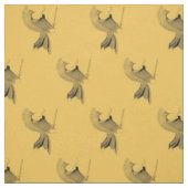Digitale Samurai-afbeelding - Aangepaste achtergro Stof (Swatch)