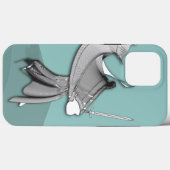 Digitale Samurai Hoesje-Mate iPhone Case (Achterkant (horizontaal))