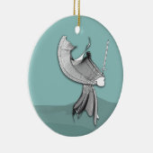 Digitale Samurai Keramisch Ornament (Rechts)