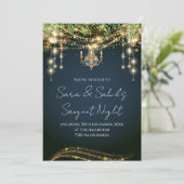 Digitale Sangeet nodigt uit & Indiase Sangeet nodi Kaart (Staand voorkant)