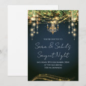 Digitale Sangeet nodigt uit & Indiase Sangeet nodi Kaart (Voorkant / Achterkant)