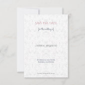 Digitale Save the Dates | Grappige & Elegante Kaar Date (Voorkant)