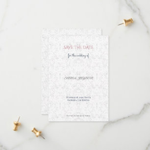 Digitale Save the Dates Grappige & Elegante Kaar Date