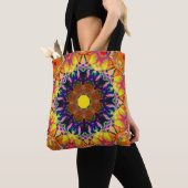 Digitale schilderende prachtige Abstracte kleurrij Tote Bag (Dichtbij)