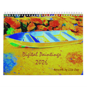 Digitale Schilderijen, Een Kalender 2026 door Liza