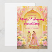 Digitale Sikh-huwelijkskaarten & Anand Karaj-kaart Kaart (Voorkant / Achterkant)