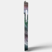 Digitale skerry in zilvergroene munt tot levendig  Case-Mate iPhone case (Achterkant / Links)