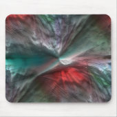 Digitale skerry in zilvergroene munt tot levendig  muismat (Voorkant)