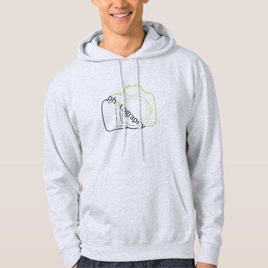 Digitale Spiegelreflexkamera Fotografie Design Hoodie (Voorkant)