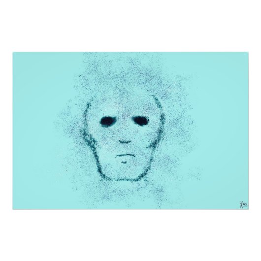DIGITALE SPOOKVORM FOTO AFDRUK (Voorkant)