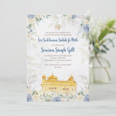 Digitale Sri Sukhmani Sahib pad uitnodiging (Staand voorkant)