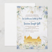 Digitale Sri Sukhmani Sahib pad uitnodiging (Voorkant / Achterkant)