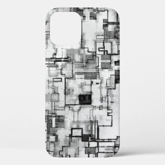 Digitale stads circuit ontwerp mobiele telefoonhoe Case-Mate iPhone case (Achterkant)