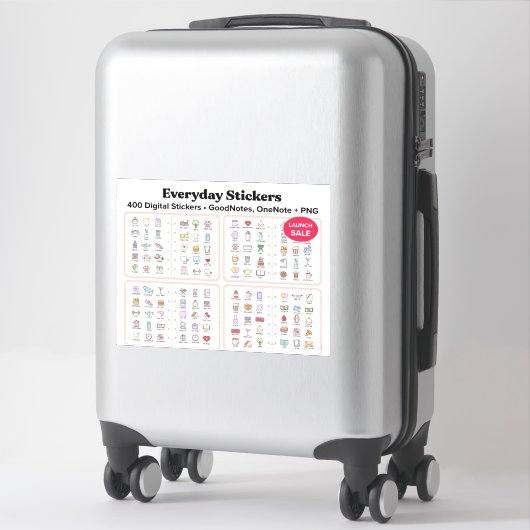 Digitale Stickers voor dagelijks leven (Koffer)