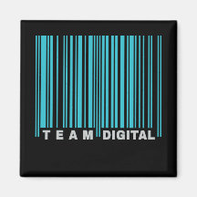 Digitale streepjescode team voor zenuwen