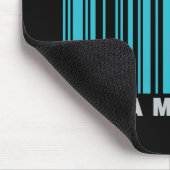 Digitale streepjescode team voor zenuwen muismat (Hoek)