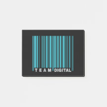 Digitale streepjescode team voor zenuwen