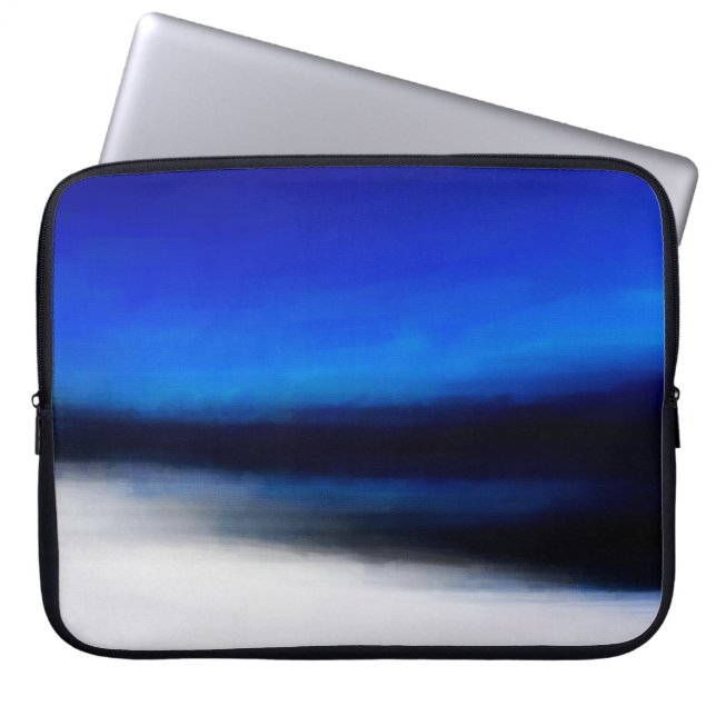 Digitale structuur van het schilderij. Abstracte o Laptop Sleeve (Voorkant)