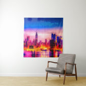 Digitale structuur van het schilderij. Nachtelijke Wandkleed (In situ)