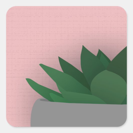 Digitale succulente Sticker (Voorkant)