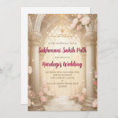 Digitale Sukhmani Sahib Path Nodigen & Akhand Path Kaart (Voorkant / Achterkant)