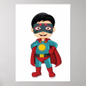 Digitale Superheld Poster & Sticker Printable (Voorkant)