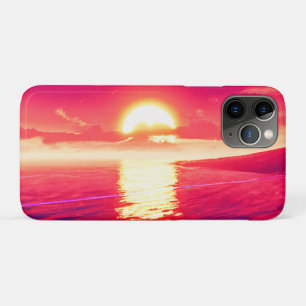 Digitale Synthwave Sunset Zee Reflectie Case-Mate iPhone Case