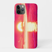 Digitale Synthwave Sunset Zee Reflectie Case-Mate iPhone Case (Achterkant)